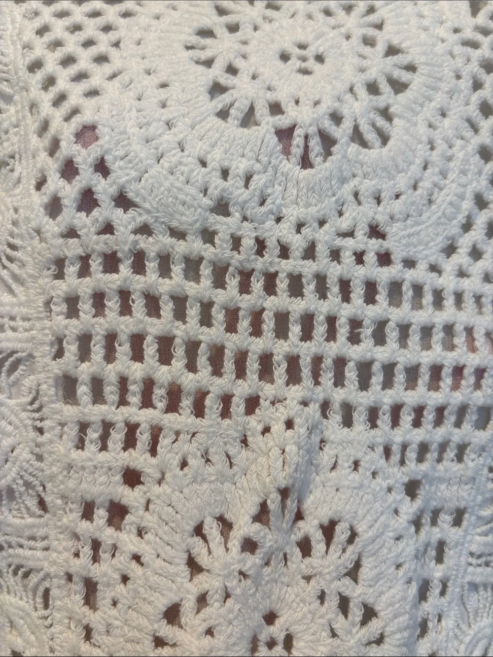 NWT Zara White Eyelet Dress with Pink & Green Floral Embroidery - Picture 7 of 11